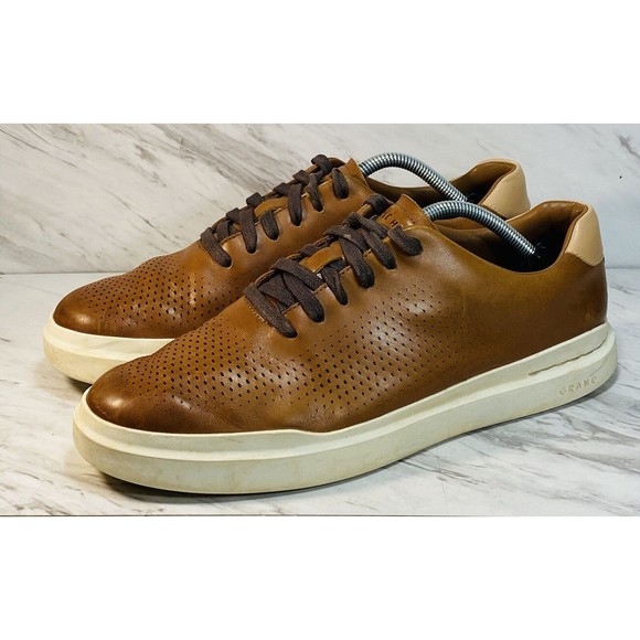 Cole Haan Men's GrandPrø Rally Laser Cut Sneaker British Tan Style 10.5 M - Picture 1 of 8